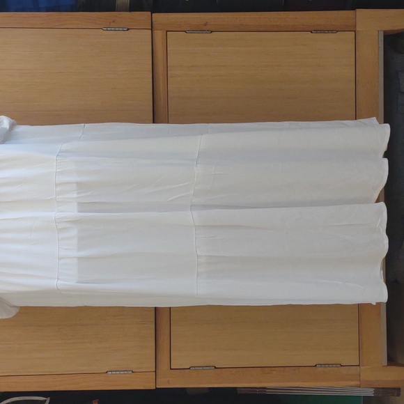 +SZ NWT White Sleeveless Maxi Dress SZ 3X By Nina Leonard - Picture 4 of 11